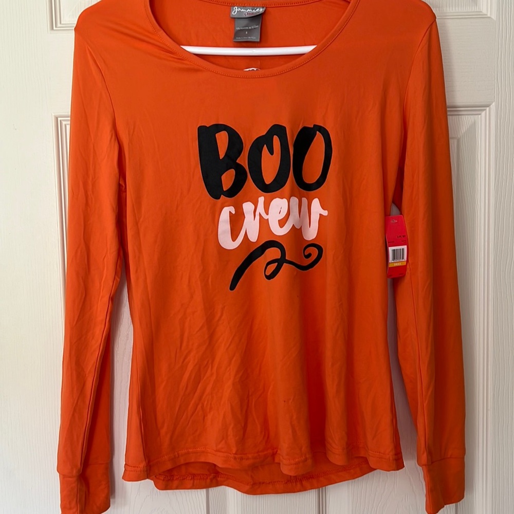 Long sleeve Boo crew pj top